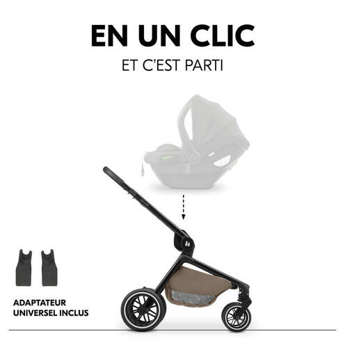 Poussette DUO Move N Care - Mocha - HAUCK