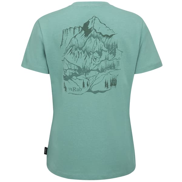 T-shirt RAB TUKU RIDGE TEE W GLACIER BLUE