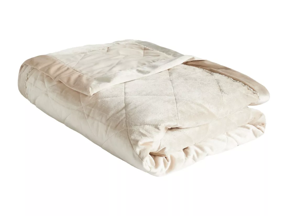 Jeté de Lit Alvio Beige Clair Polyester 200x220