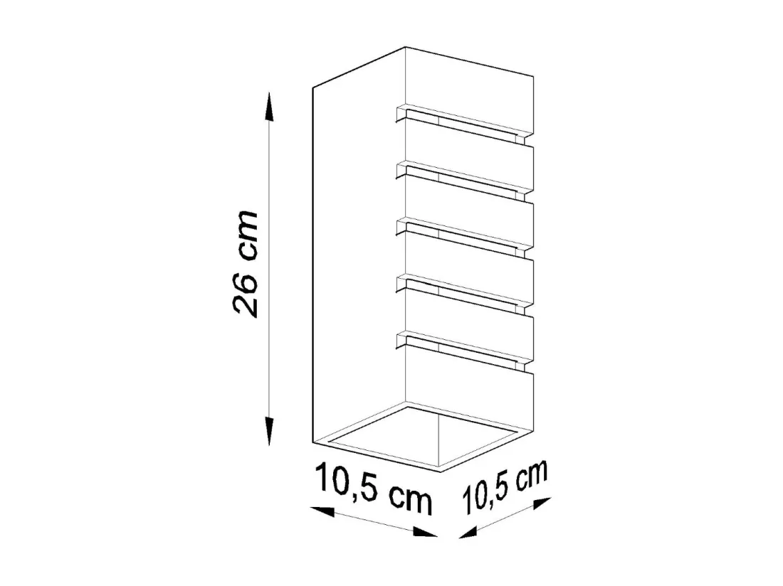 Sollux Applique murale à 1 ampoule en céramique blanche, E27
