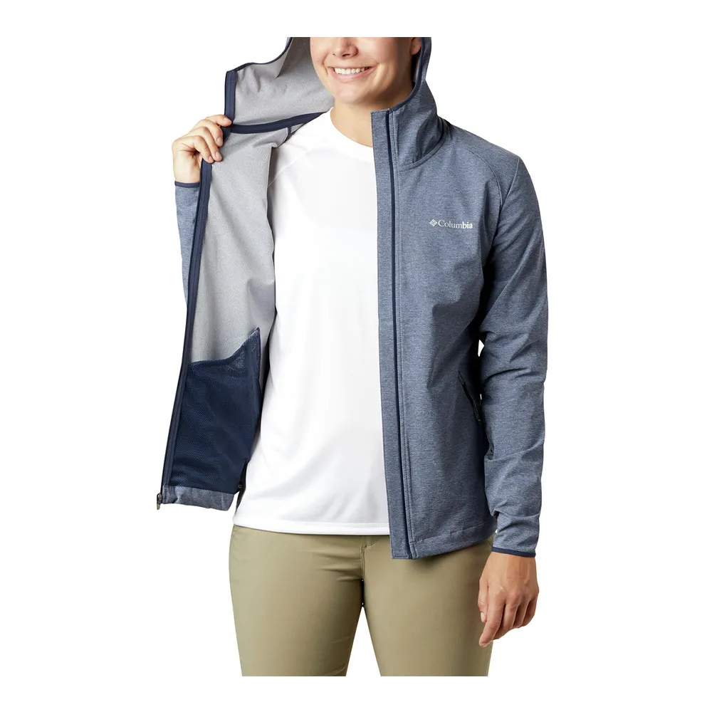 Columbia HEATHER CANYON SOFTSHELL - Veste Femme nocturnal heather
