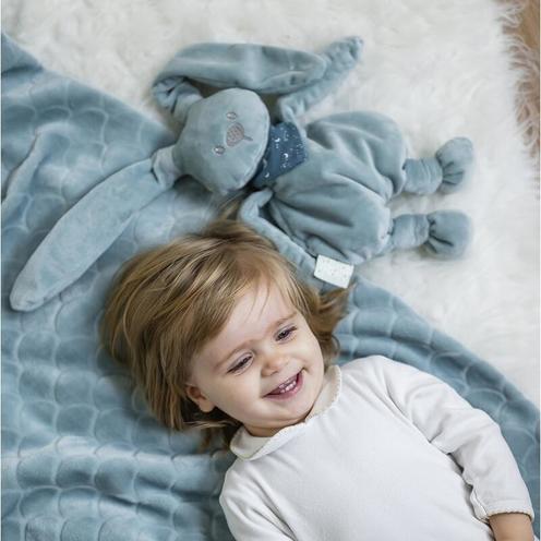 Peluche 36cm Lapidou avec bandana Glow vert de gris - NATTOU