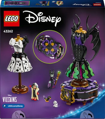 LEGO Disney Classic 43262 Maleficents og Cruella De Vils kjoler