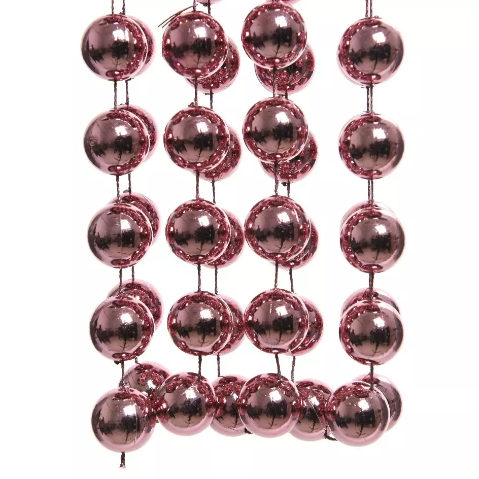 Guirlande de perle (270 cm) Dana Vieux rose