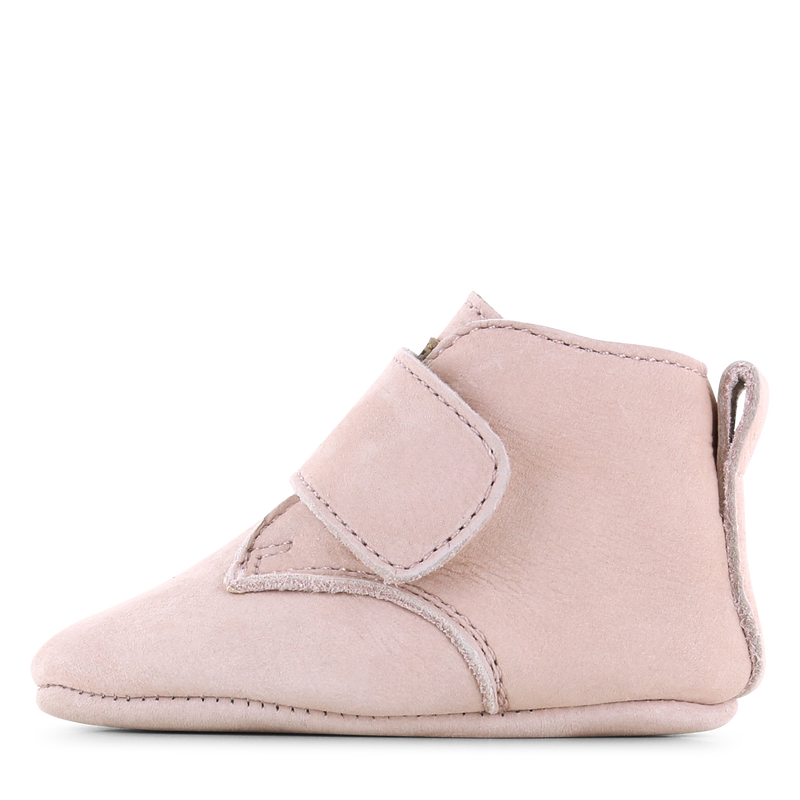 Shoesme Newborn roze slofje klittenband  | Meisjes schoenen