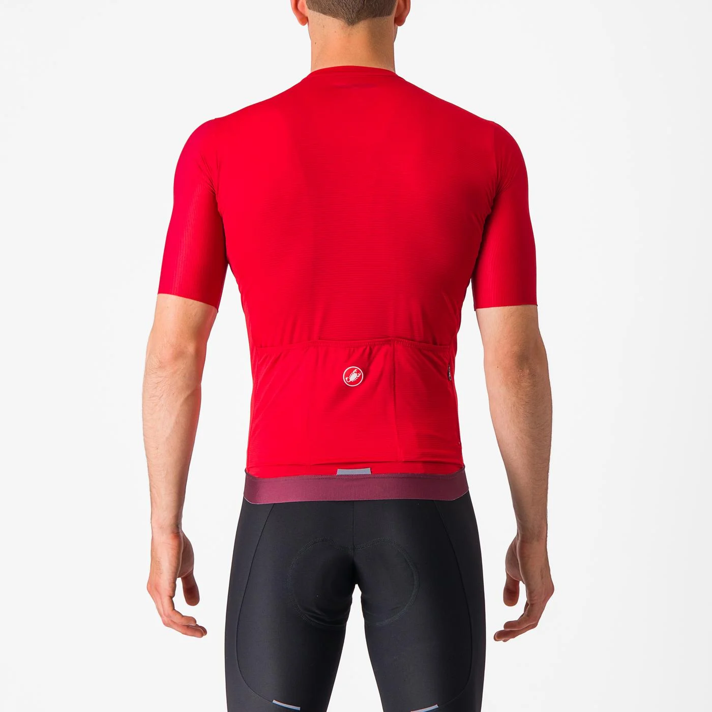 Castelli Espresso Jersey i Rich Red/Deep Bordeaux