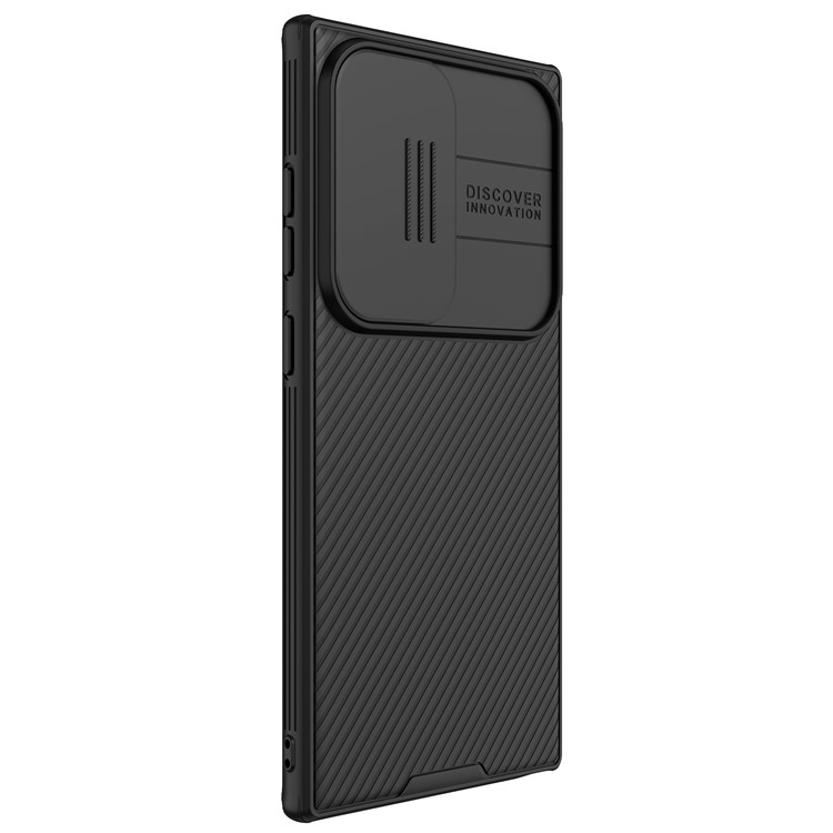 Samsung Galaxy S24 Ultra Schutz Hülle Cam-Slider Kameraschutz - Schwarz
