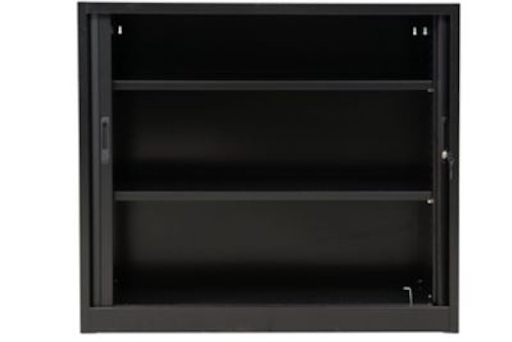 PROREGAL Weasel 2 rolluikkast, 2 legplankhoogtes, HxBxD 105 x 120 x 46 cm, zwart
