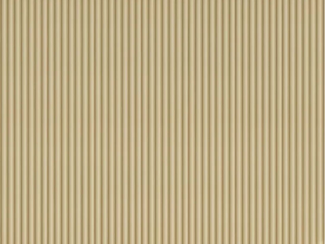 Panneau mural ondulé - Coloris bois naturel clair - Pack de 2,54 m² - Lot de 8 pièces - LIPOLA