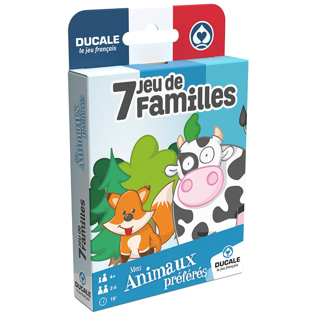 Jeu de 7 Familles - Mes Animaux Préférés