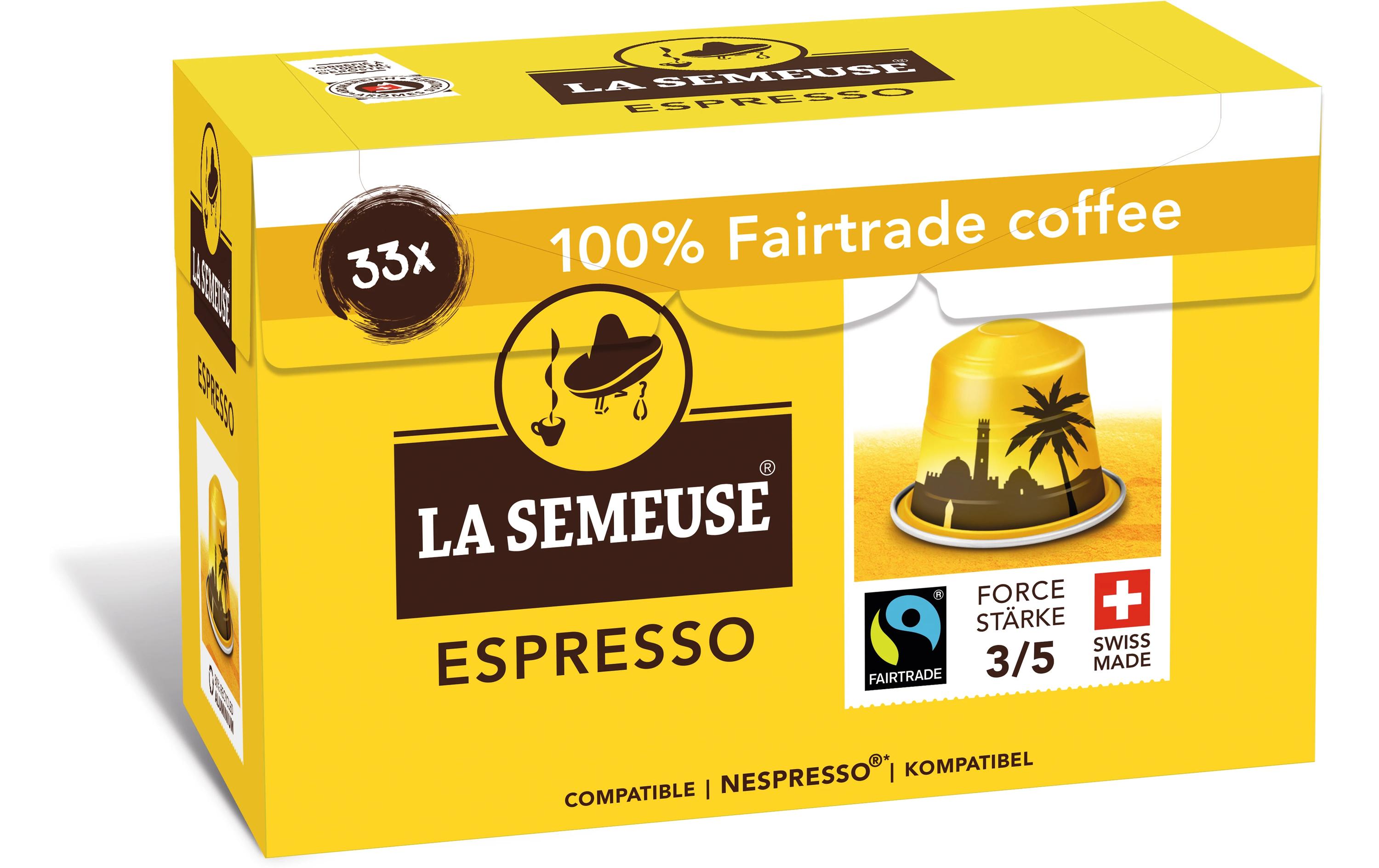 Kaffeekapseln Espresso Fairtrade 33 StückKaffeekapseln für Nespresso Maschinen