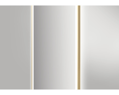 LED-lichtspiegel Chrystal Juno 2.0 brons 45 x 75 cm