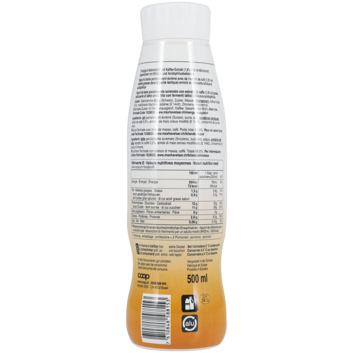 Fairtrade Bifidus Drink Mocca