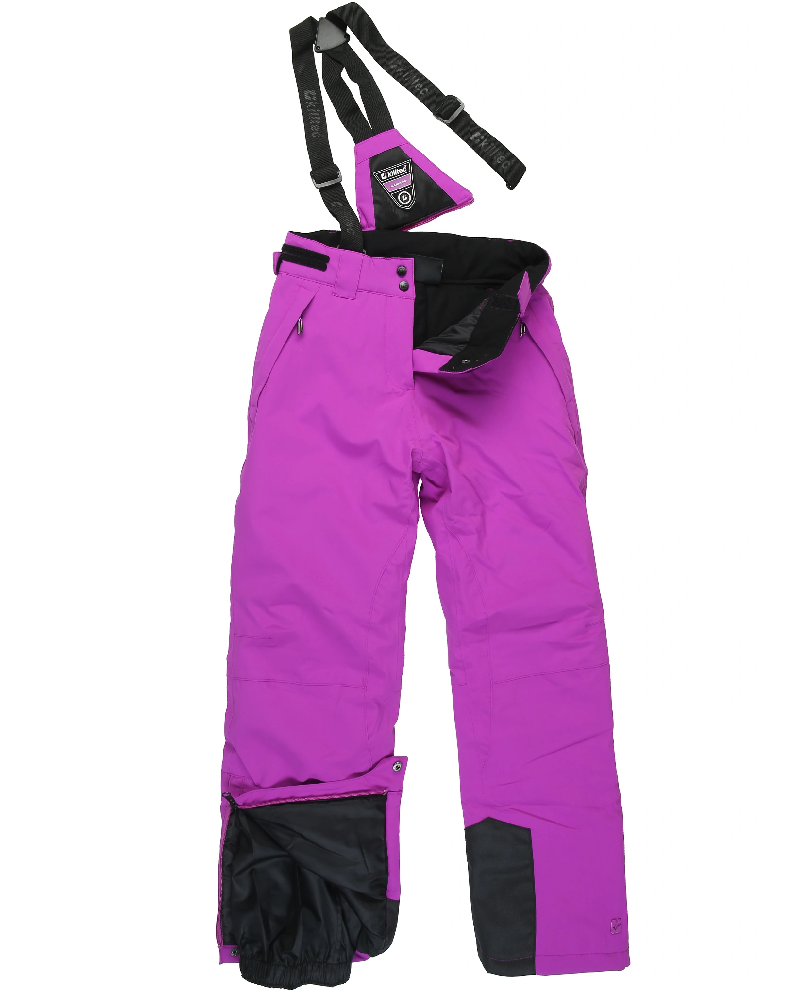 Schnee-Funktionshose KSW 77 GRLS SKI in neon orchidee