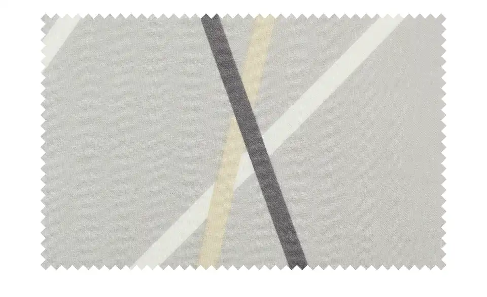 como Renforcé Wende-Bettwäsche Kreuz & Quer 135x200 cm Hellgrau