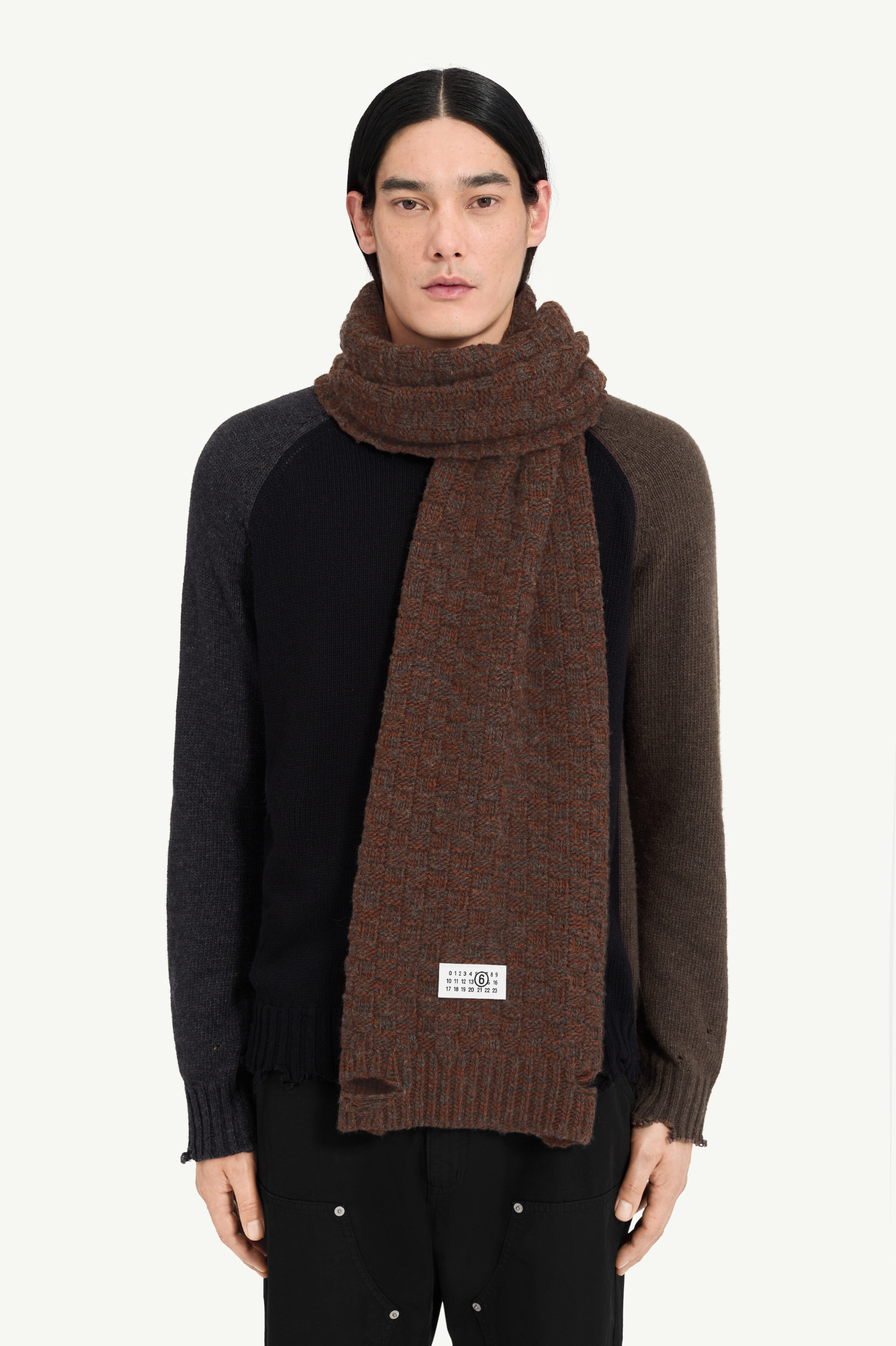 Écharpe en laine pour homme | MM6