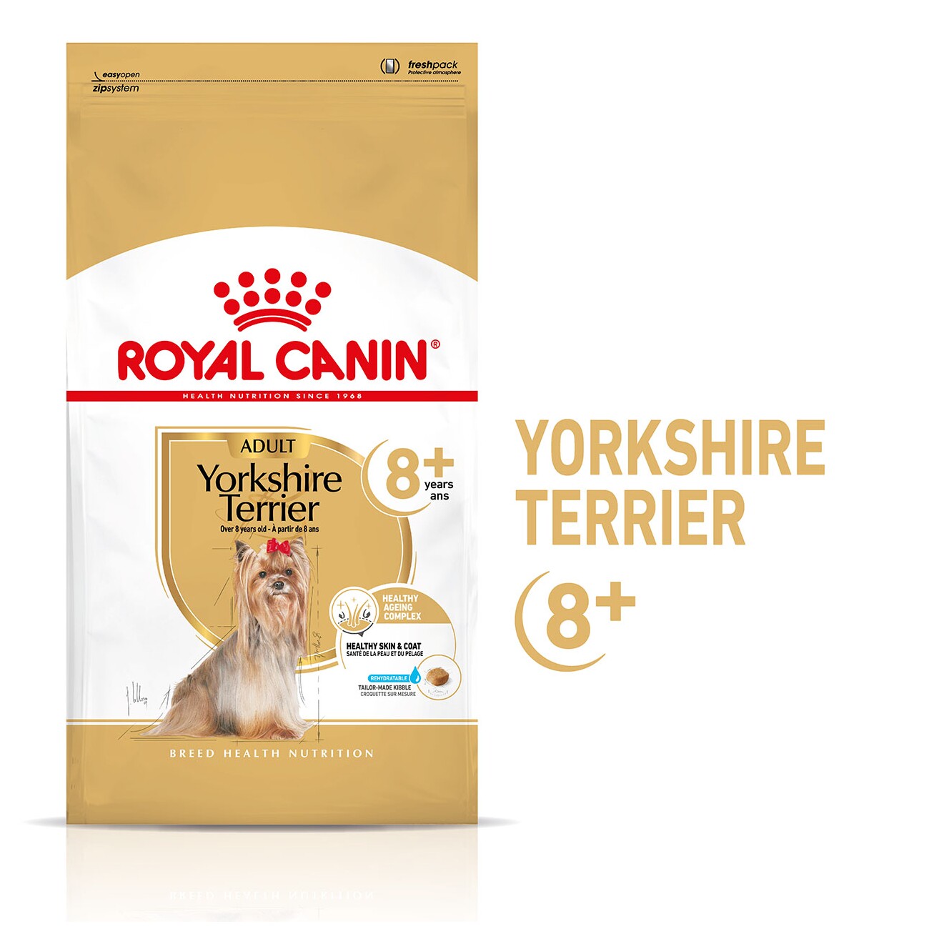 ROYAL CANIN Yorkshire Terrier 8+ für ältere Hunde 1,5 kg