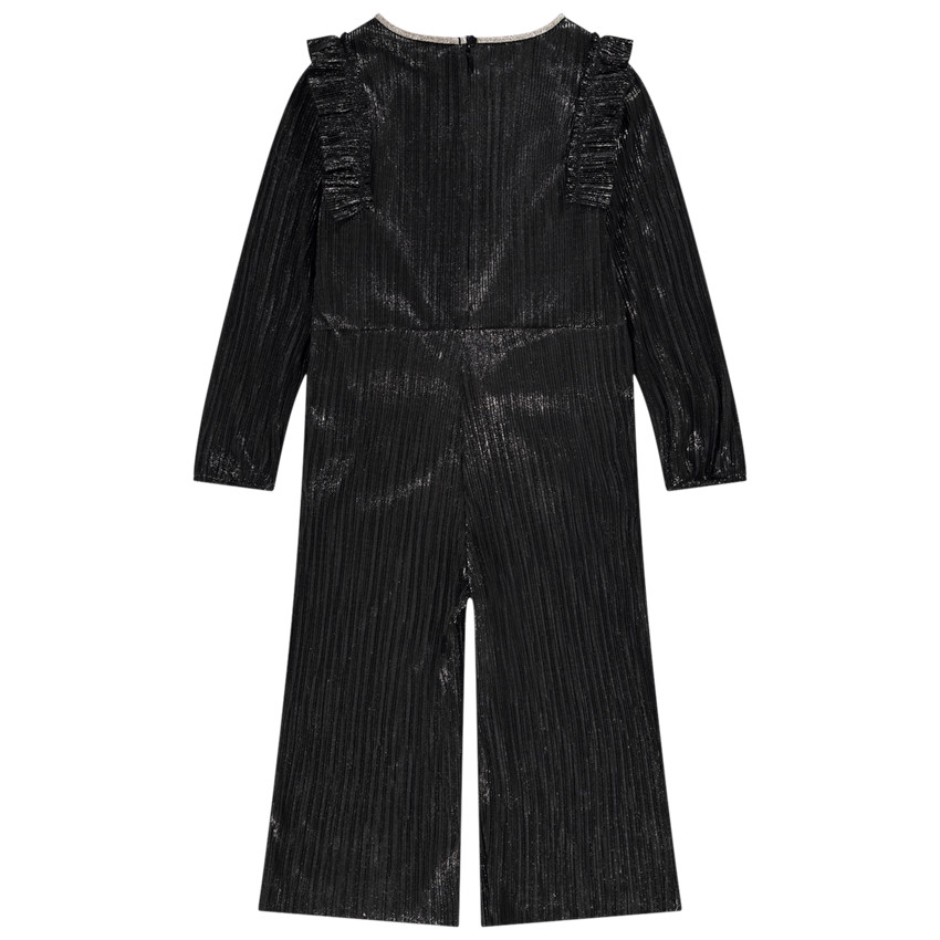 Combinaison longue de fêtes effet irisé avec ceinture à nouer pour fille