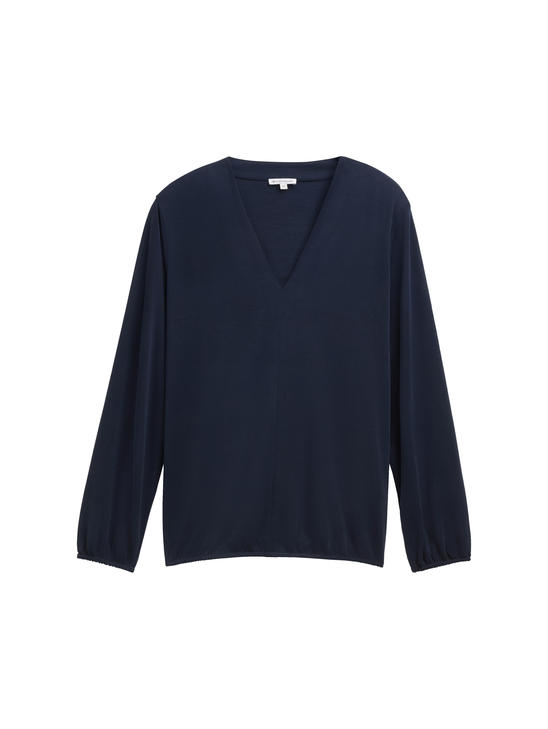 TOM TAILOR PLUS Langarmshirt , mit V-Ausschnitt