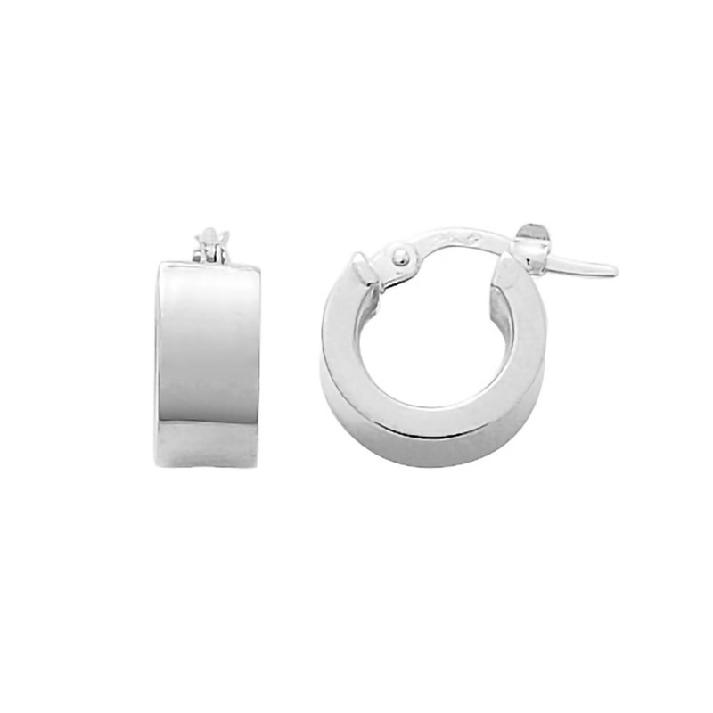 Créoles fantaisie Femme - Or 18 Carats - Diamètre 8mm