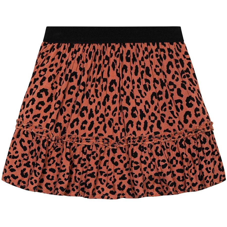 MINOTI Rock mit Leopardenmuster BraunSchwarz