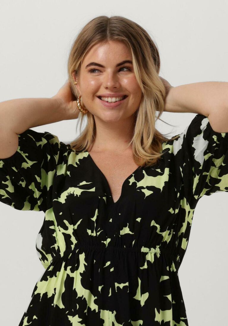 CATWALK JUNKIE mint catwalk junkie mini jurk dr acid flower midi