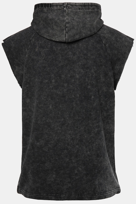 JAY-PI Sweatshirt, Fitness, Bauchfit, Kapuze, ärmellos, bis 7 XL