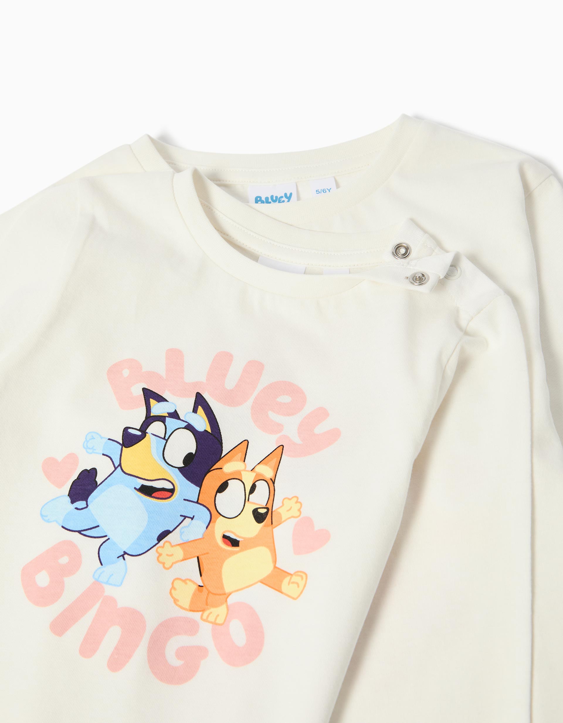 Pijama 'Bluey', Menina, Branco