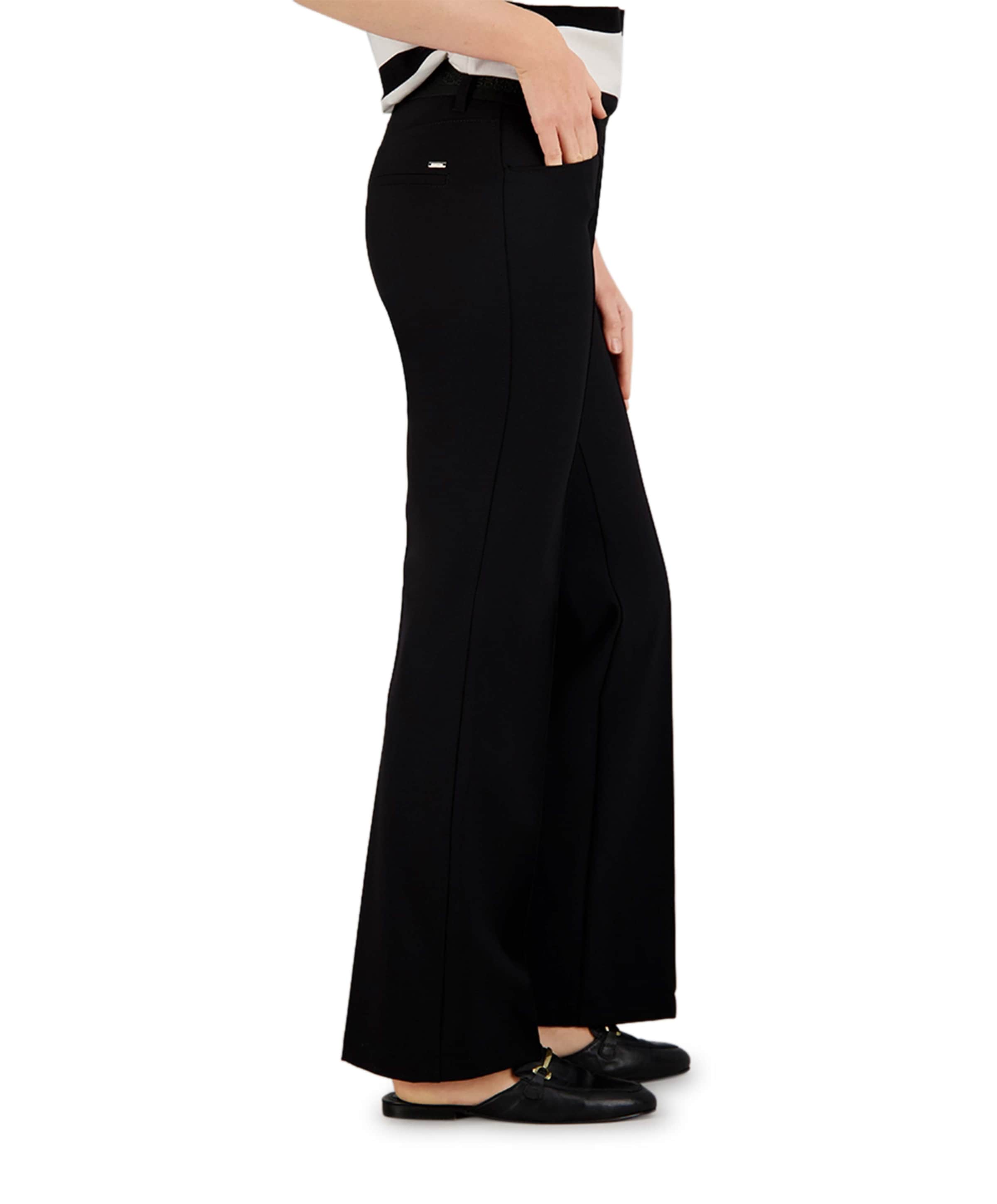 Gardeur Pull On Slim broek zwart