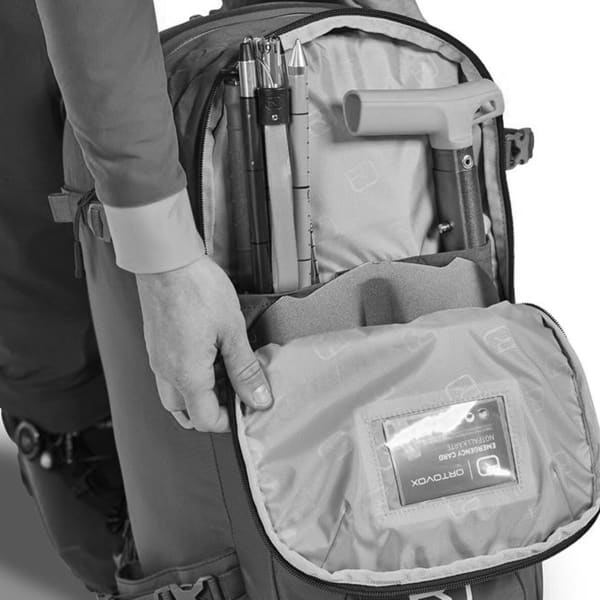 Sac à dos ski rando ORTOVOX HAUTE ROUTE 30 S ARCTIC GREY