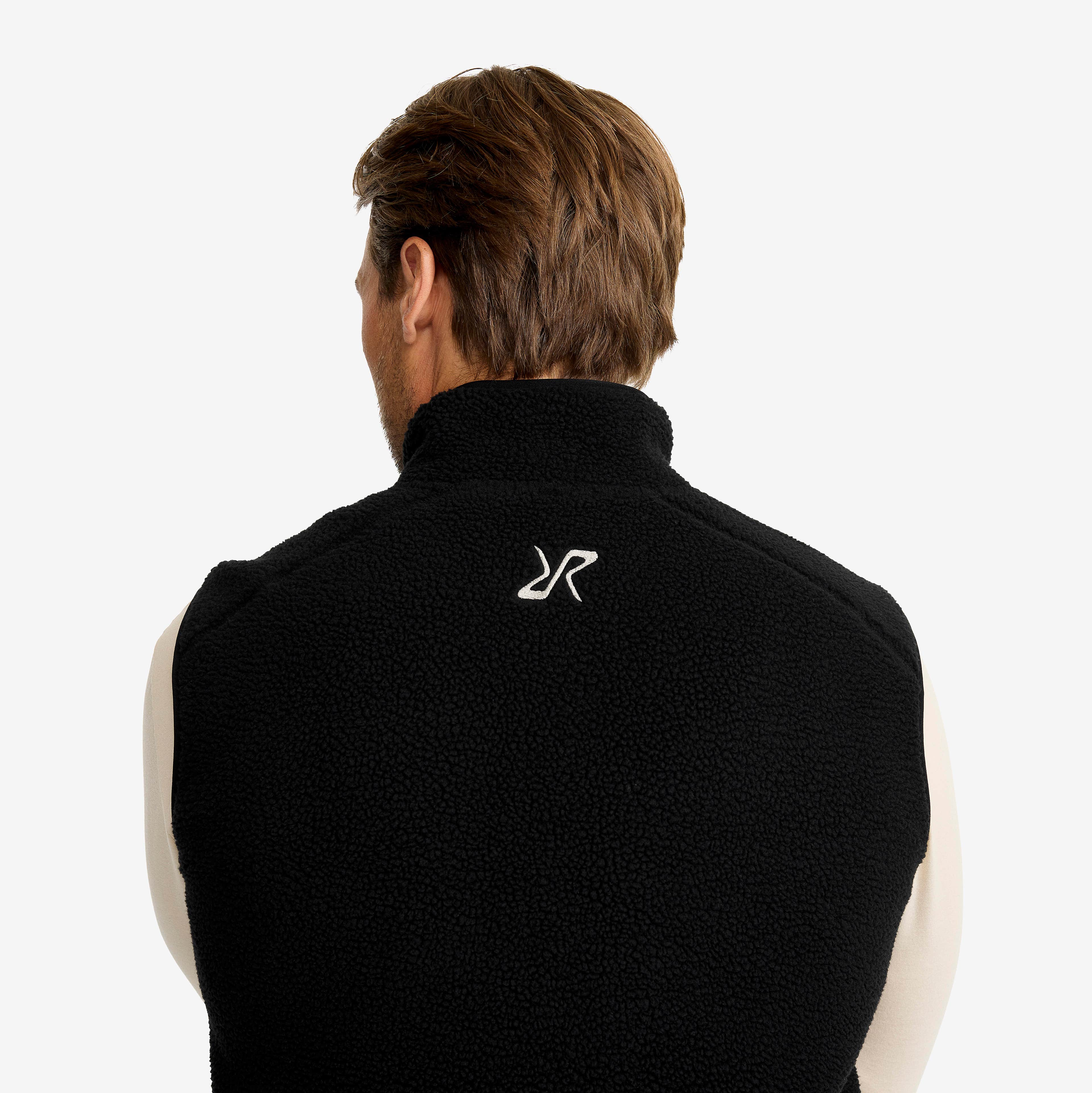 Canyon Full-zip Pile Fleece Vest Herre Black