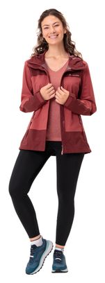 Veste Imperméable Femme Vaude Neyland 2.5L Rouge