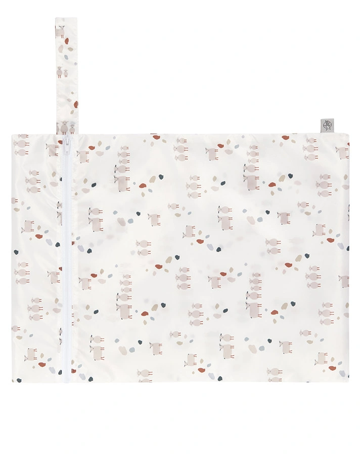 Nasstasche WET BAG TINY FARMER  SHEEP 2er-Set