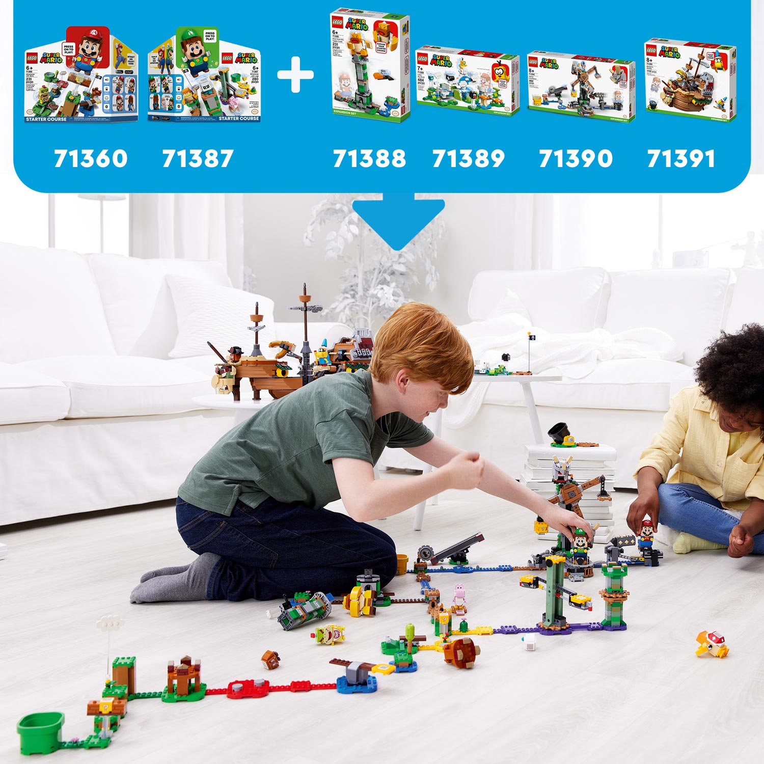 LEGO Super Mario 71390 Uitbreidingsset: Ruzie met Reznors