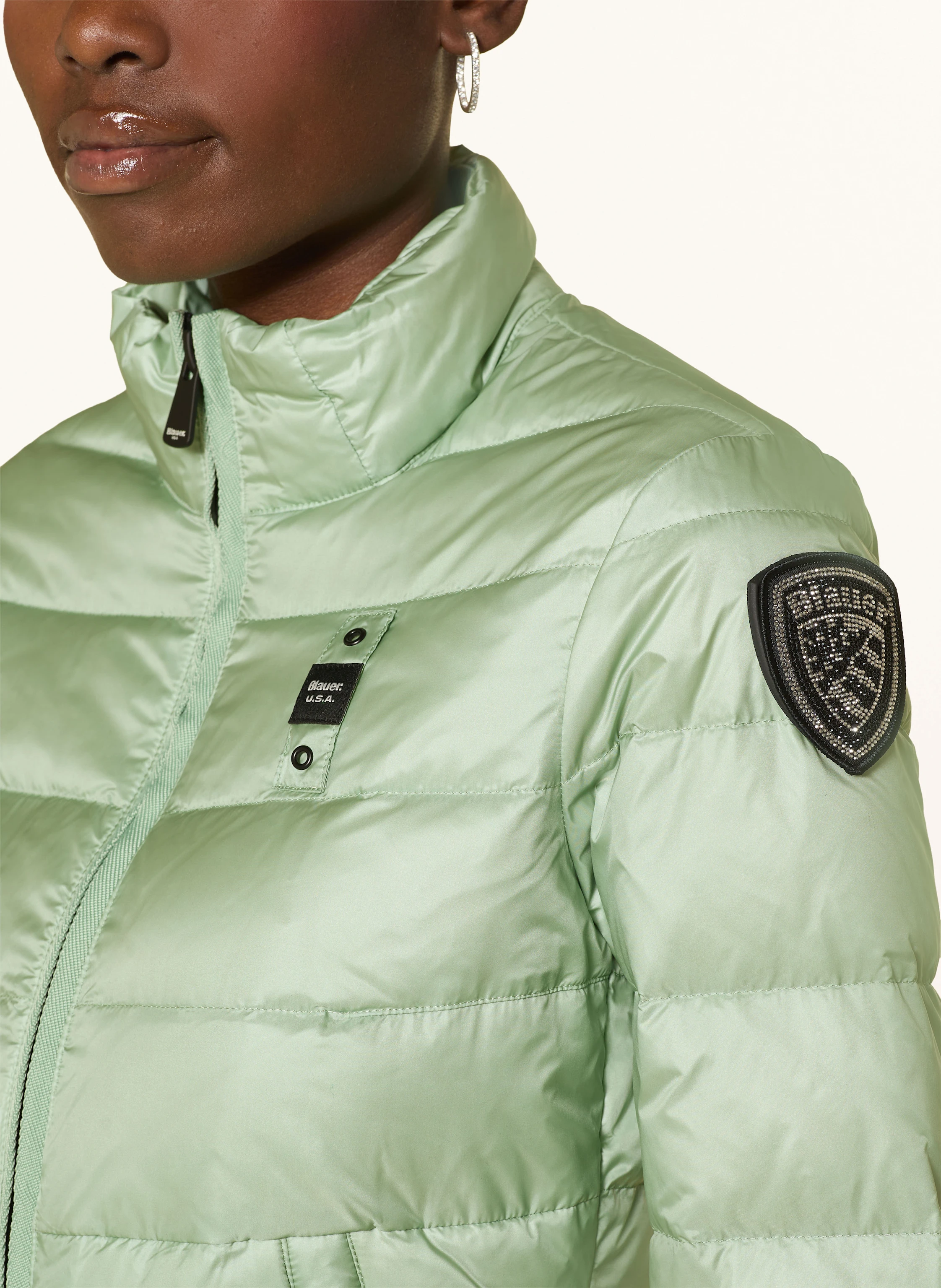 Blauer Daunenjacke VALE