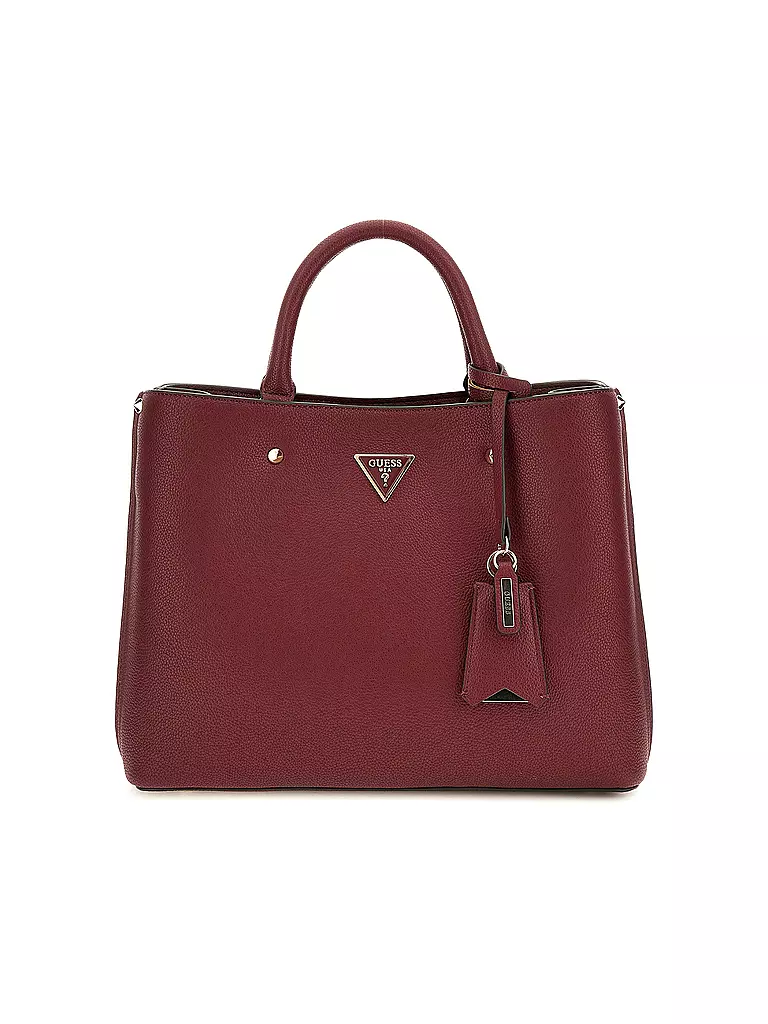 GUESS Tasche - Henkeltasche MERIDIAN dunkelrot