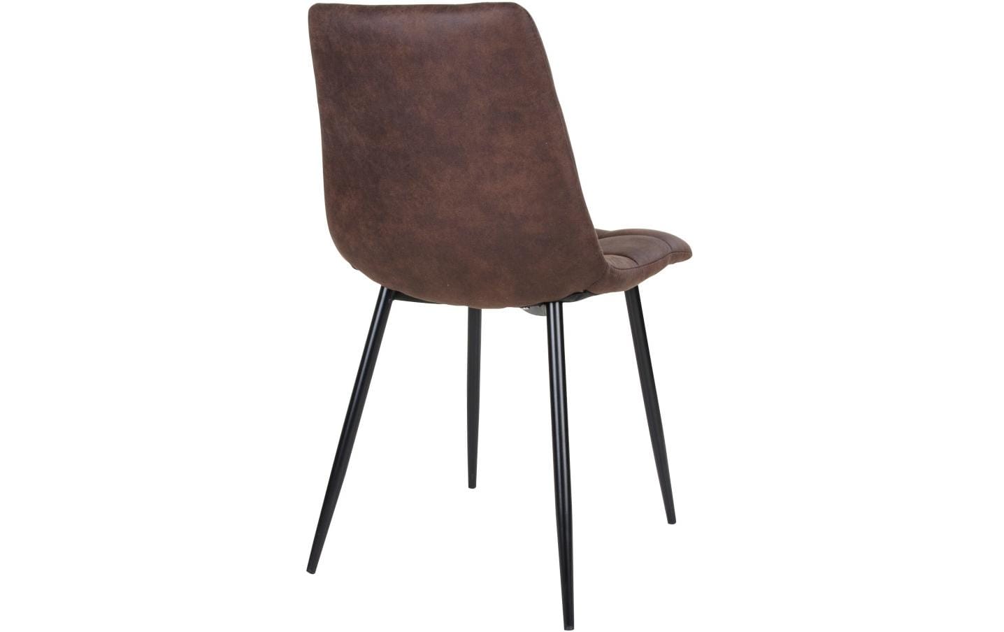 Stuhl Middelfart 2 Stück, 86 x 55 cm, Braun/Schwarz<br>Stabile Esszimmerstühle