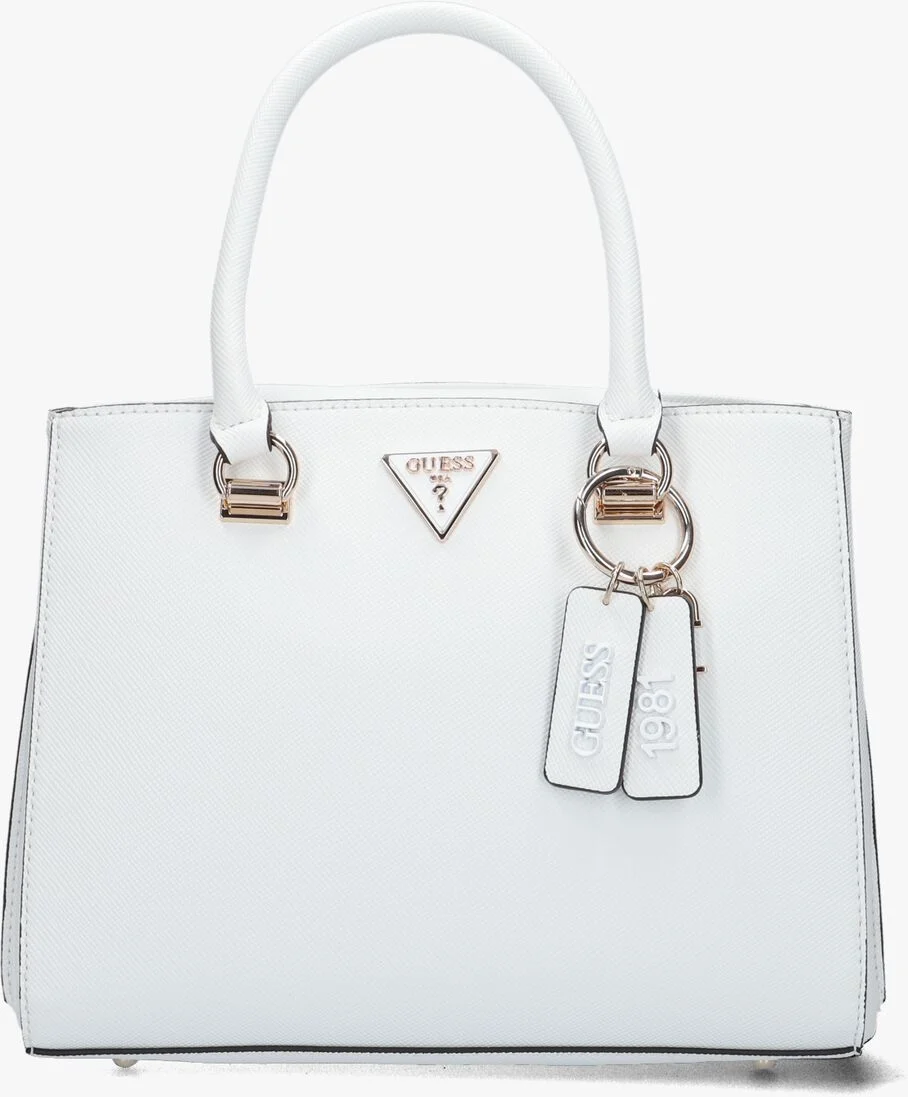 GUESS witte guess handtas noelle girlfriend satchel