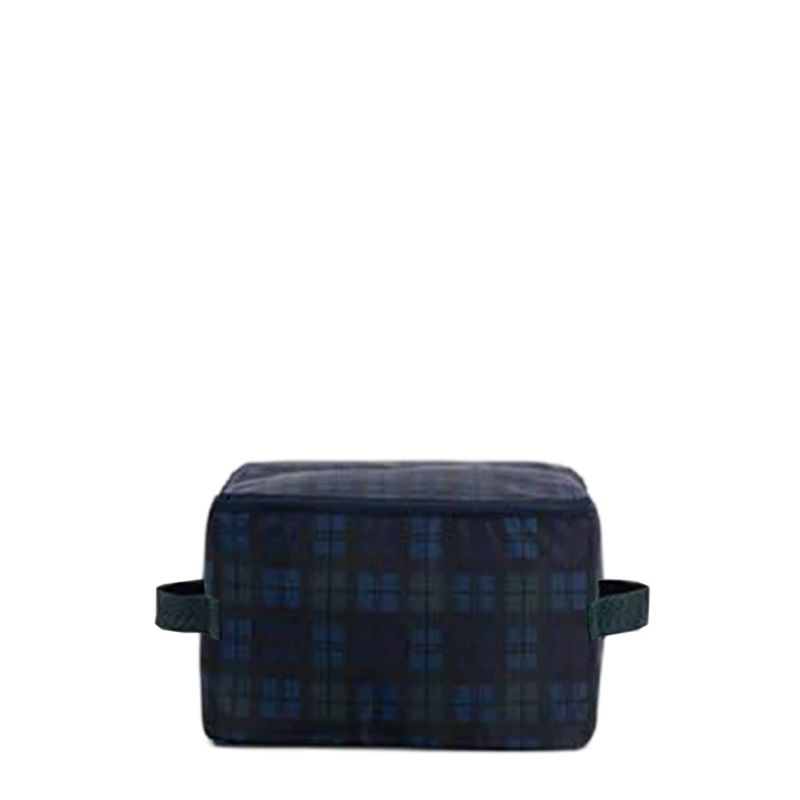 Boîte de rangement House case Checks S 30 cm Carreaux marine