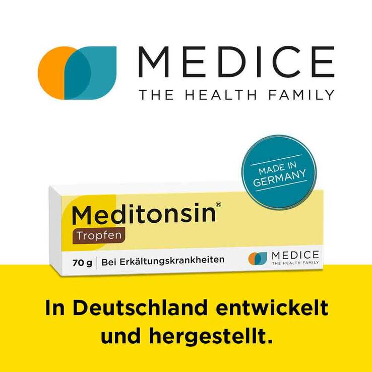 Meditonsin Tropfen bei Erkältung, 70 g