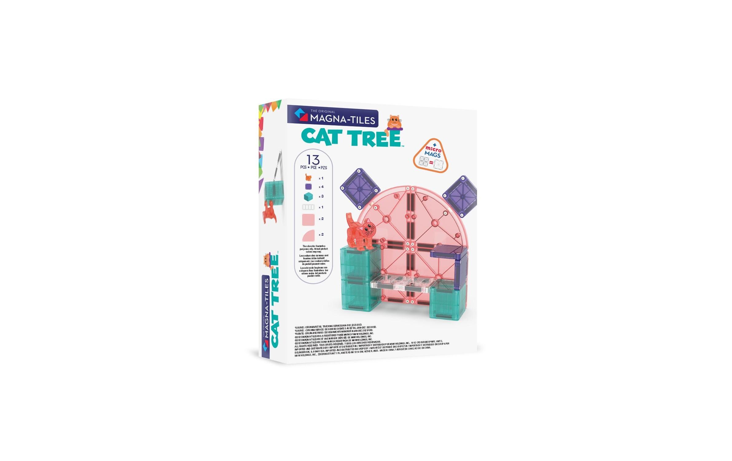 Cat Tree 13 TeileCat Tree Spiel- und Bau-Set mit 13 magnetischen Teilen