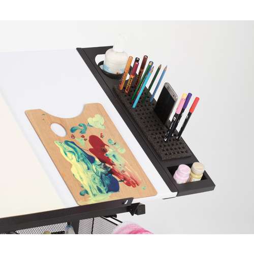 Studio Design Fusion Craft Zeichentisch inkl. Hocker, weiße Arbeitsfläche