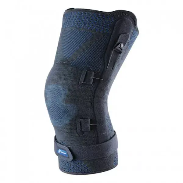 Joelheira articulada Thuasne Patella Reliever para o lado esquerdo, tamanho 4, cinza.