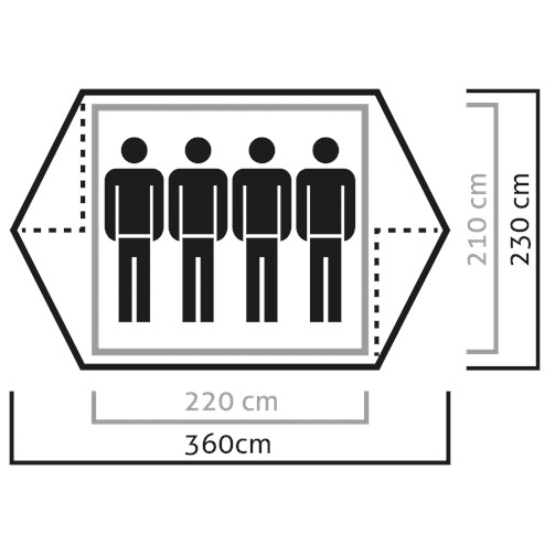 Salewa - Denali IV Tent - Tente 4 places