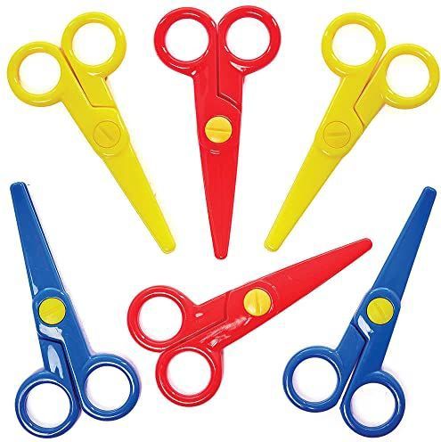 Baker Ross FC937 Boetseerklei Schaar - Set van 6 - Kunstbenodigdheden voor Kinderen