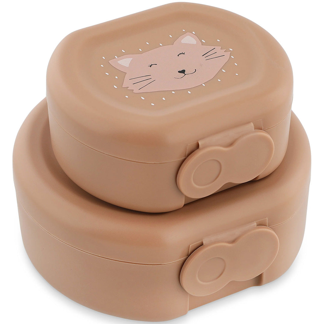 trixie snackdoosjes met clip mrs. cat - 2st