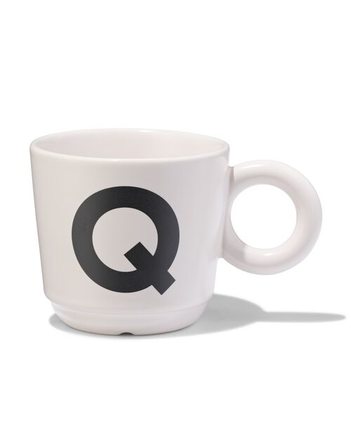 mug en faïence 280 ml lettre Q