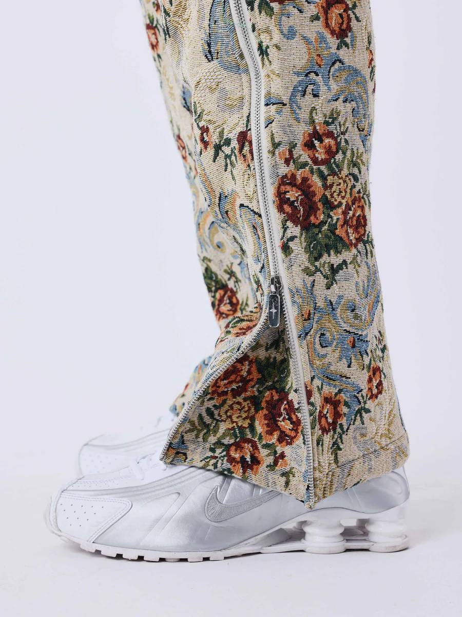 Project x Paris Kalash Met Rits Jeans Heren Beige