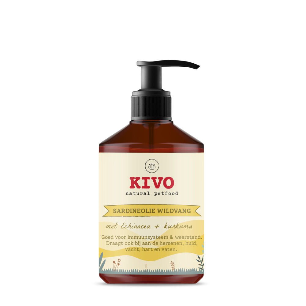 Kivo Sardineolie metEchinacea & Kurkuma500 ml
