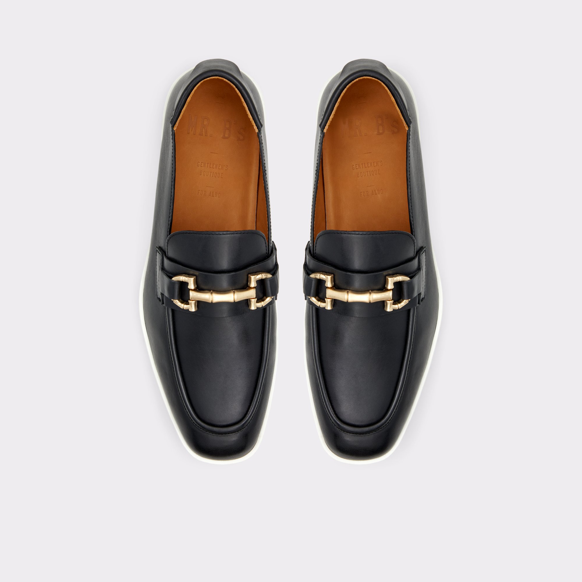 Courtside Black Men Loafers & Slip-Ons
